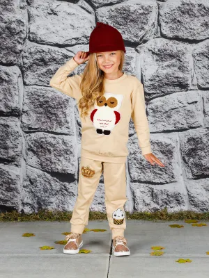 Owl Cutie Plush Jogger Set