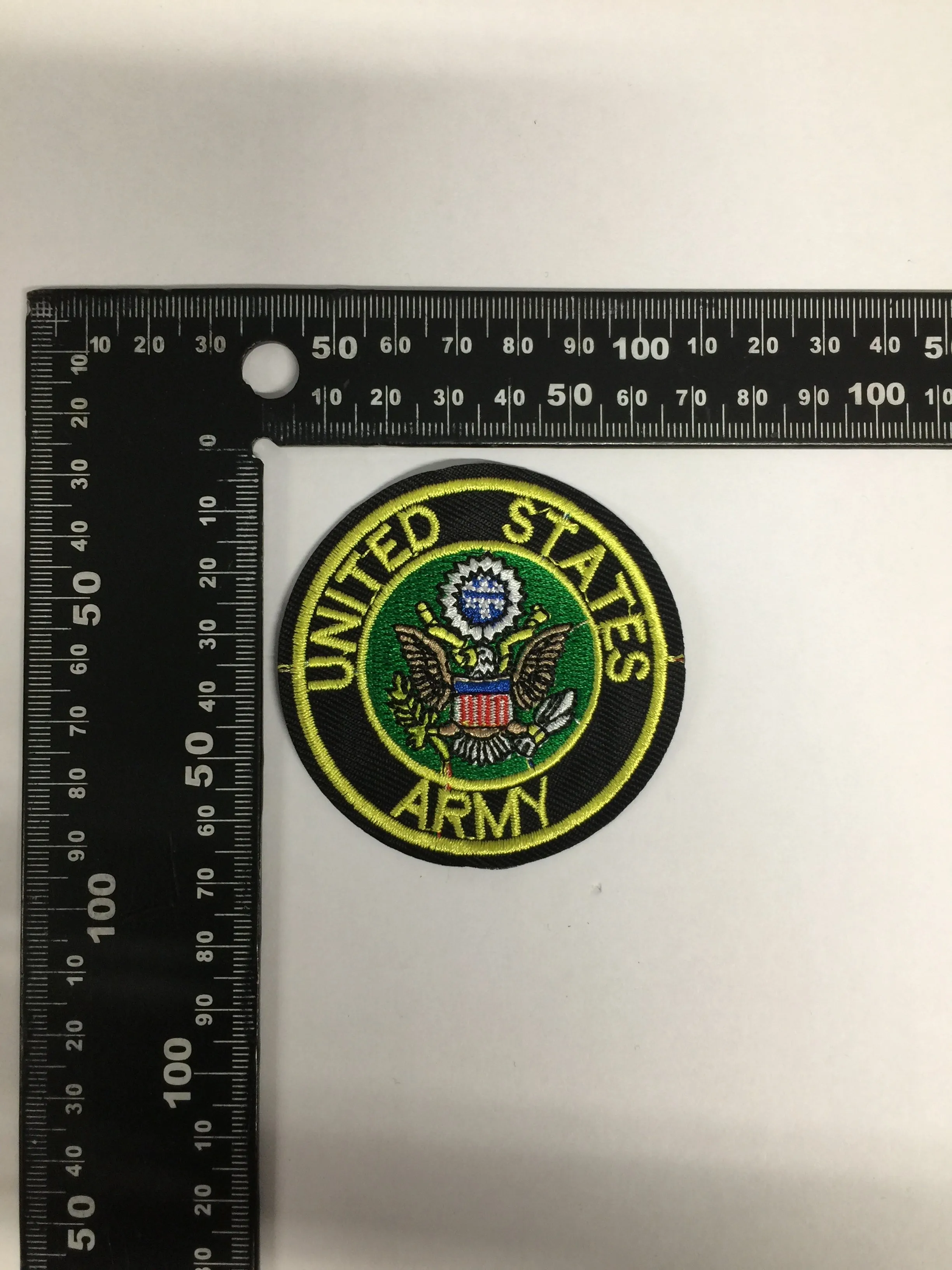 PC2089B - Black and Yellow United States Army(Iron On)
