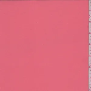 Pink Coral Mini Grid Chiffon Fabric