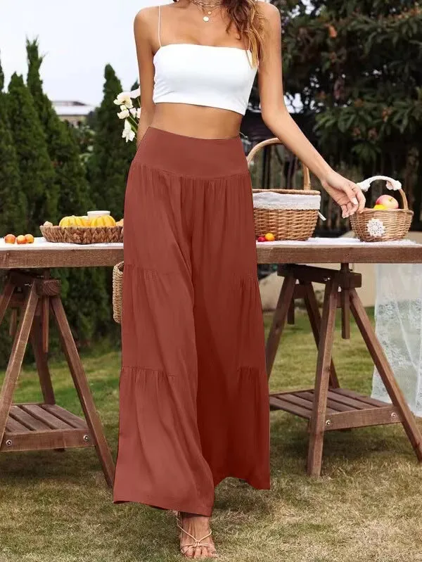 Popular Wide Leg High Waist Loose Pants