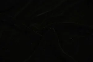 Precut Of 1 Meters Of Black Plain Silk Velvet Fabric