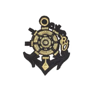 PS1712 - Golden Navy Anchor (Iron on)