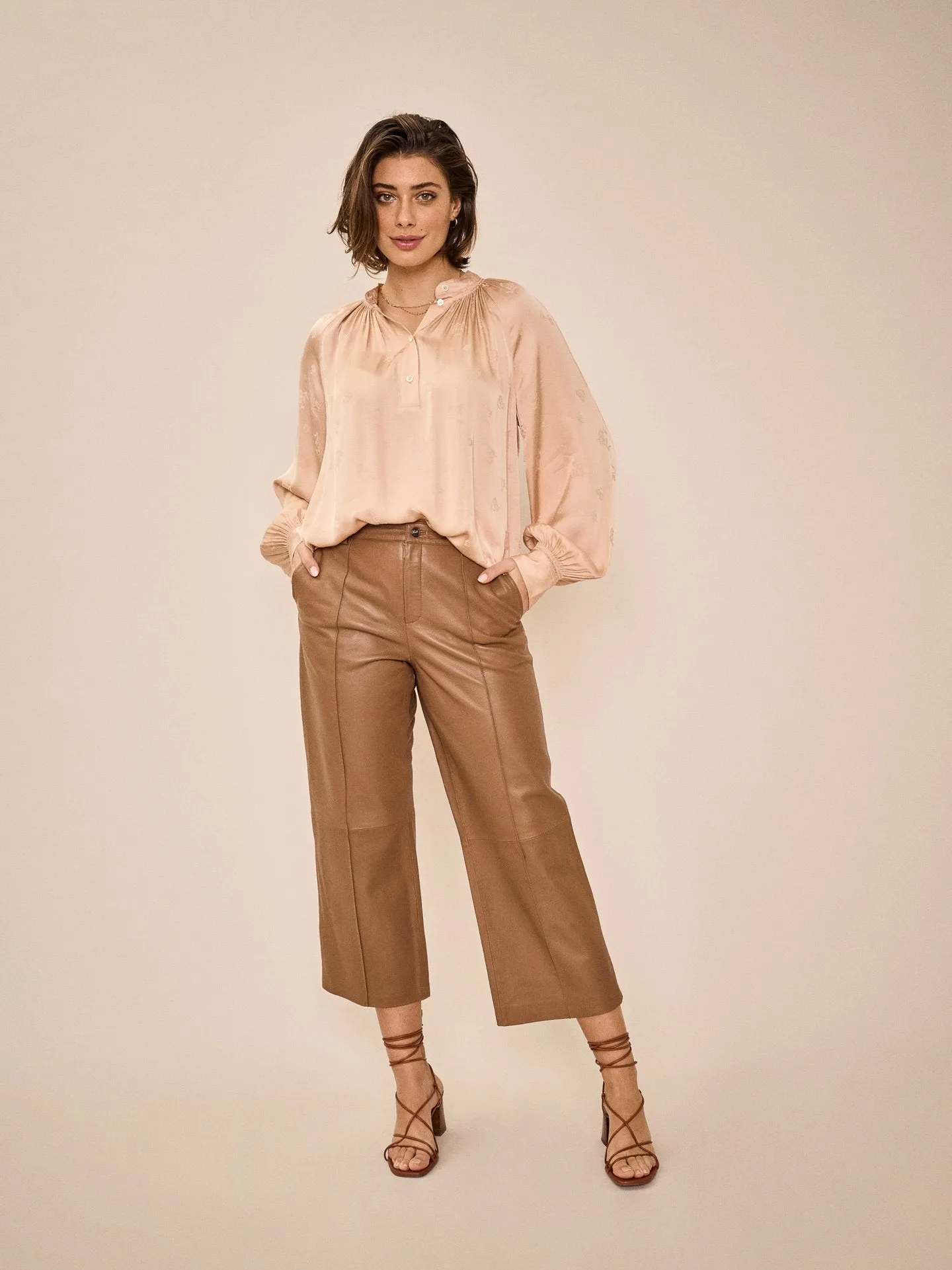 Quin Jacquard Blouse