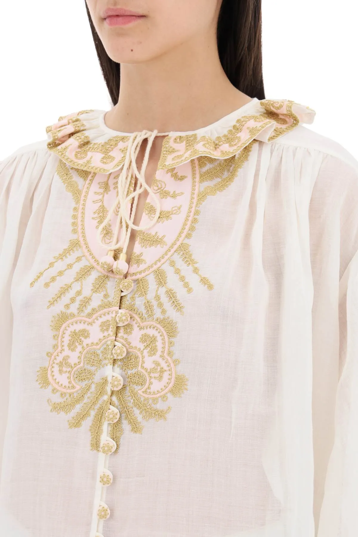 "ramie blouse made