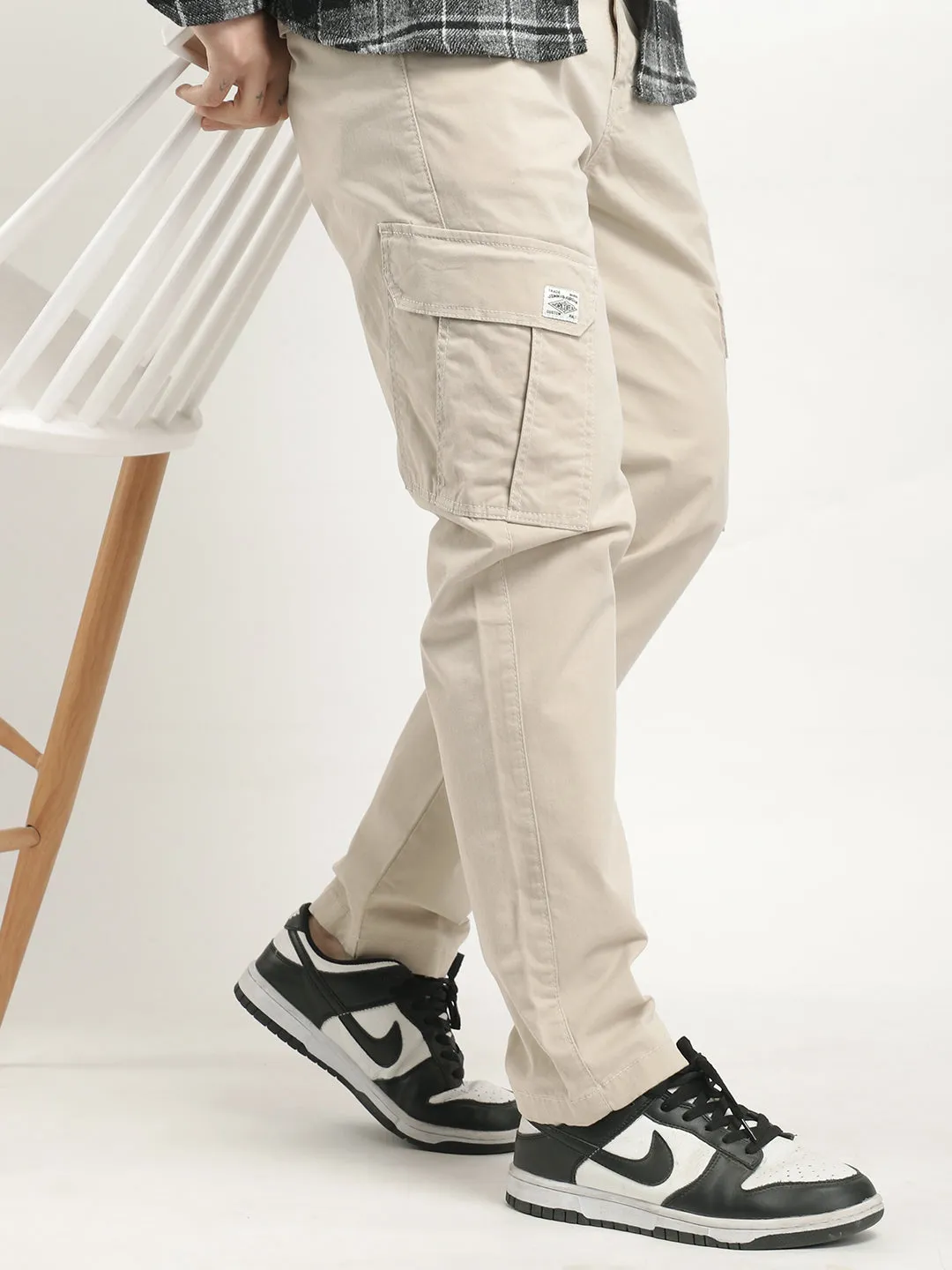 Regal Wears Light Khaki Cotton Cargo