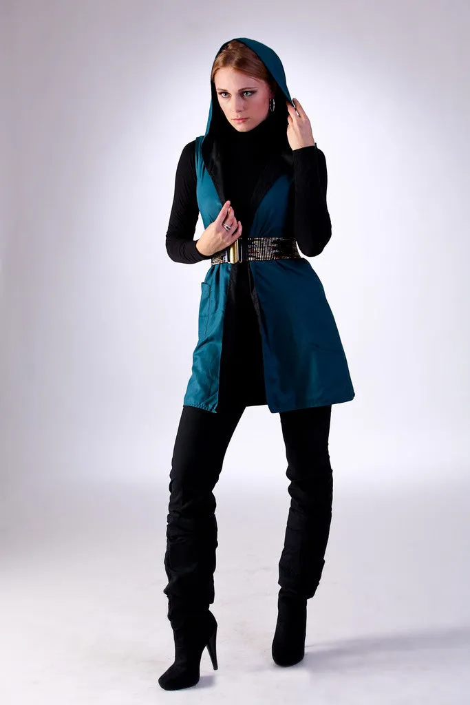 Reversible Hooded Vest