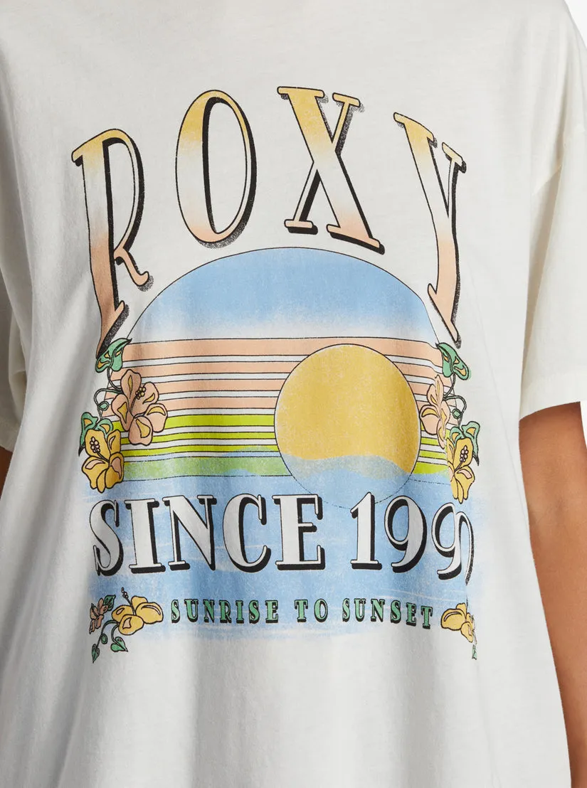 Roxy Surnrise To Sunset Tee-Snow White