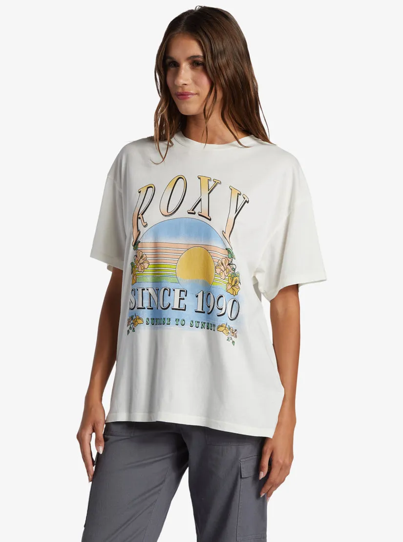 Roxy Surnrise To Sunset Tee-Snow White
