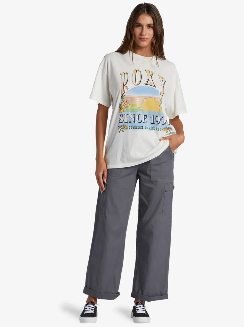 Roxy Surnrise To Sunset Tee-Snow White