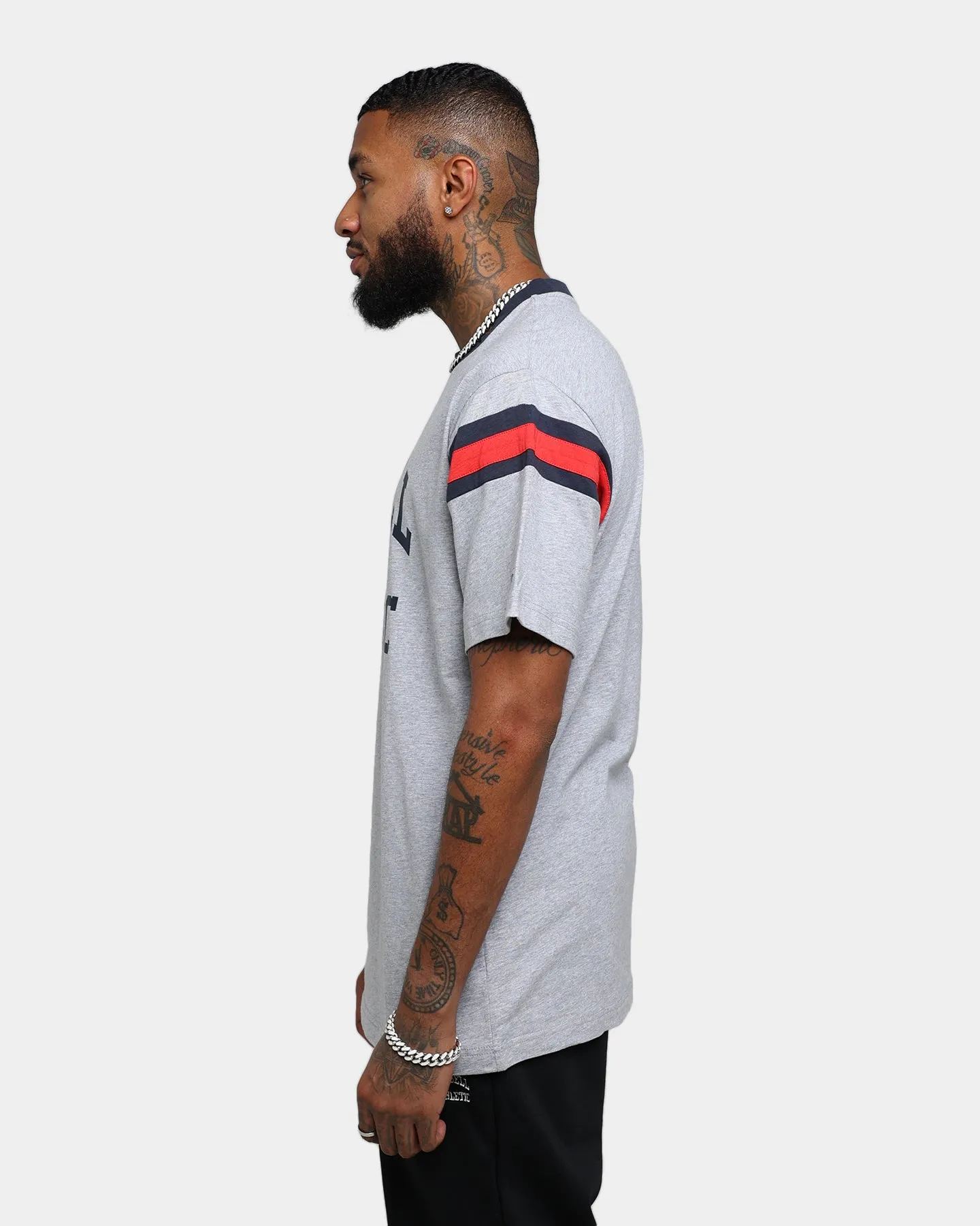 Russell Athletic 70s College T-Shirt Grey Marle