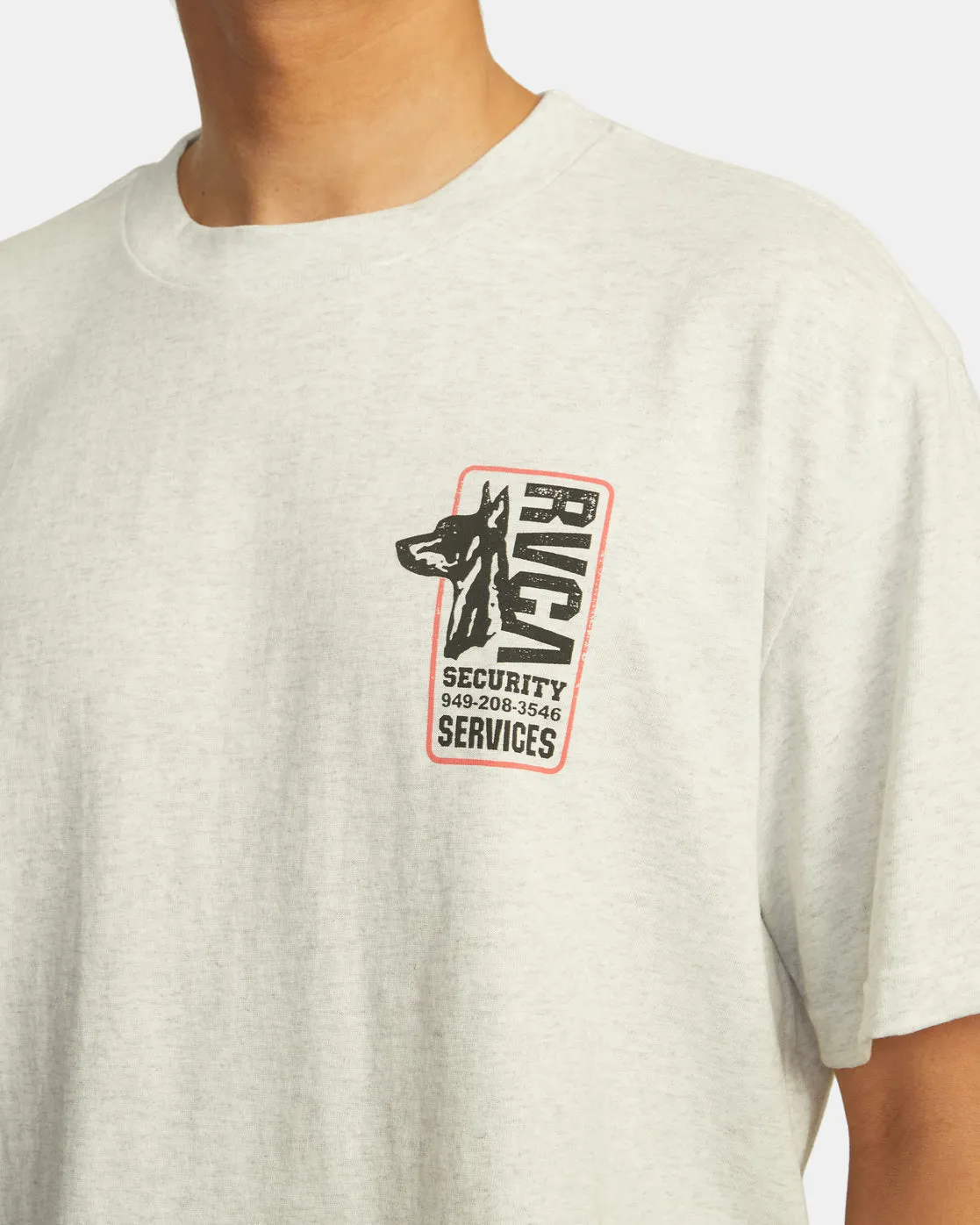 Security Services Tee - Light Grey Heather