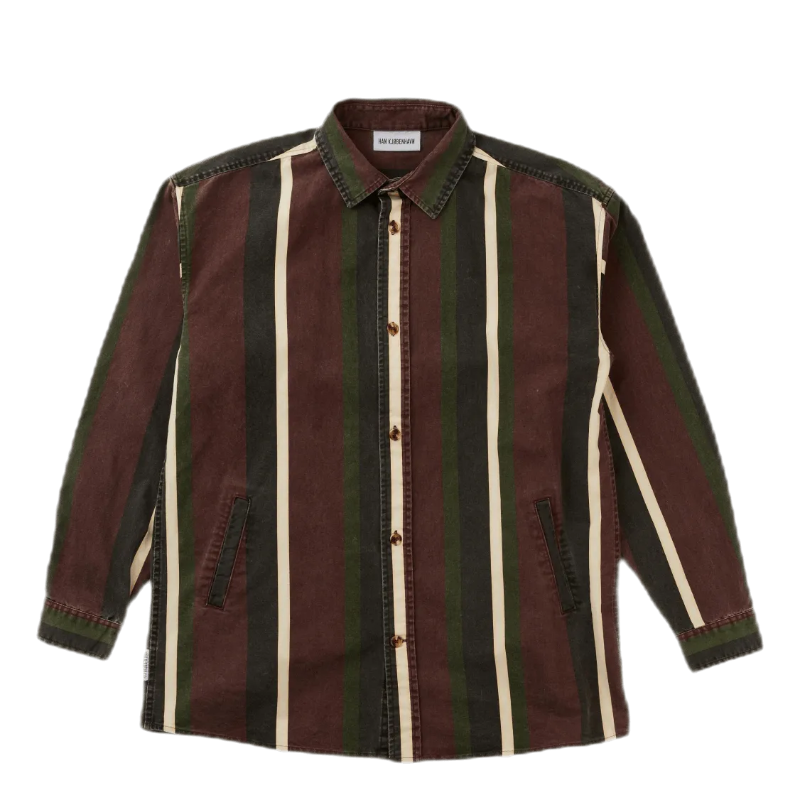 Shirt Jacket Dark Stripe