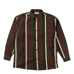 Shirt Jacket Dark Stripe