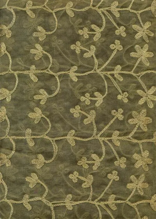 silk organza 54~embroidered