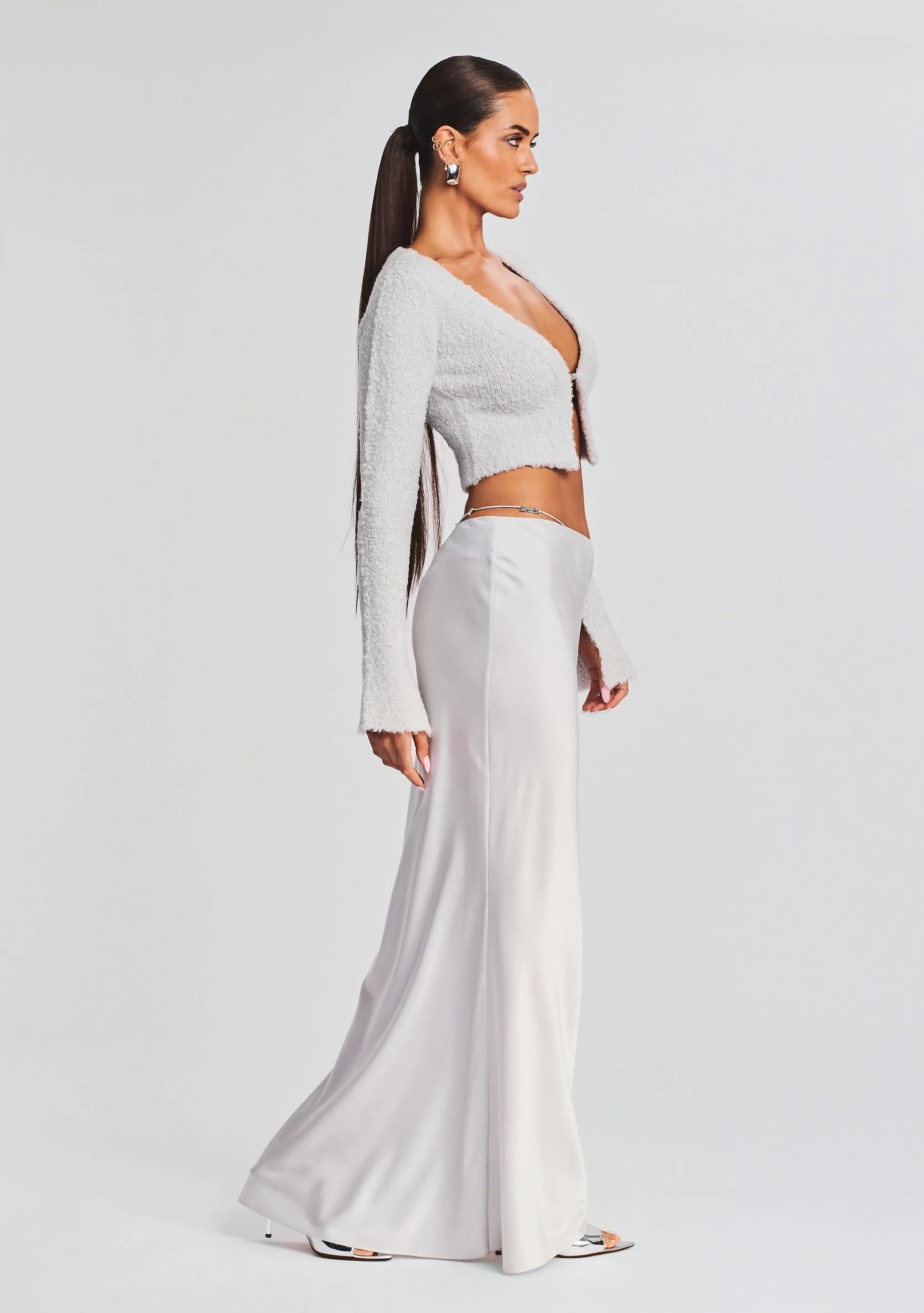 Silvana Silk Maxi Skirt