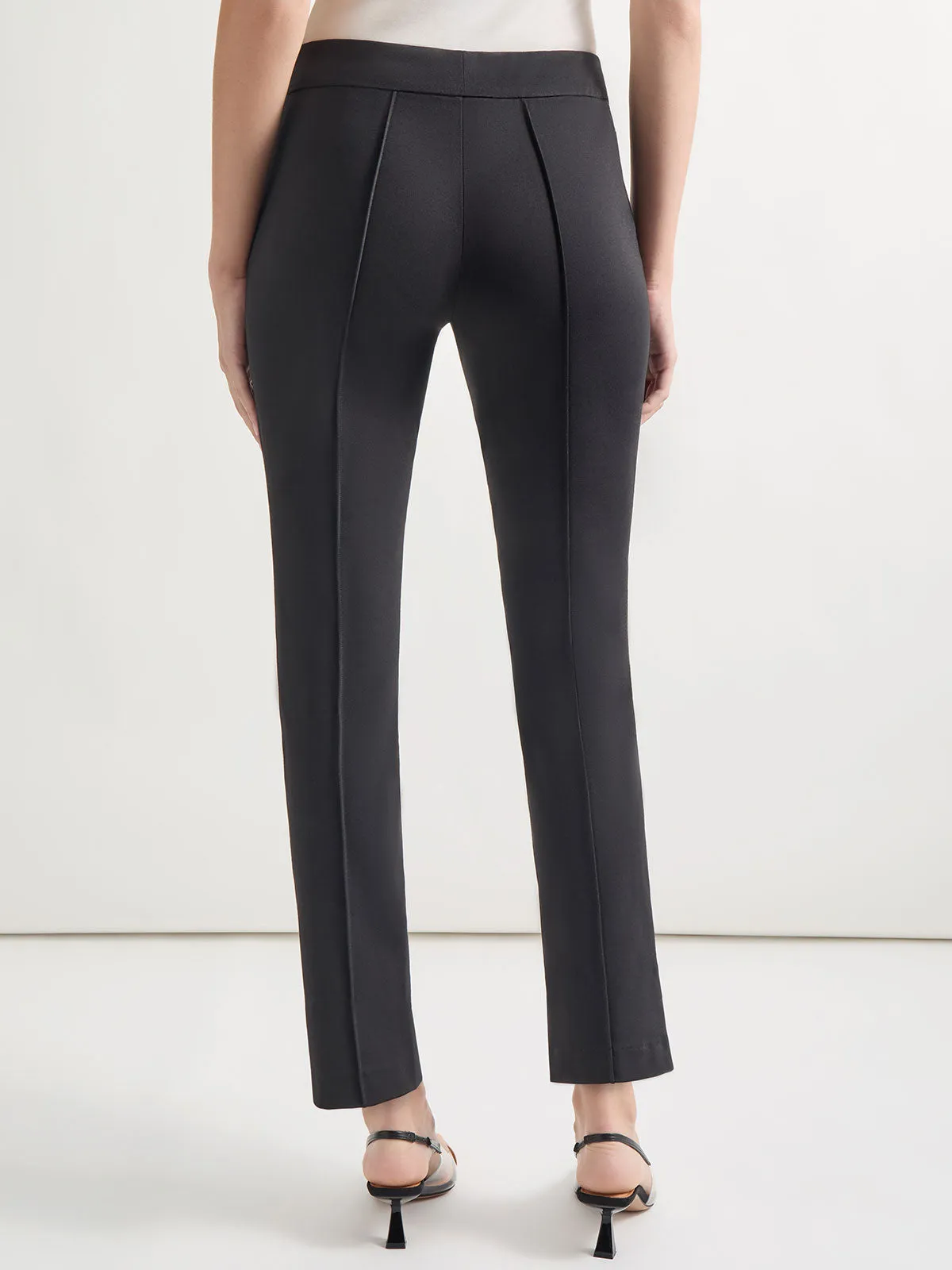 Slim-Fit Ankle-length Ponte Pant