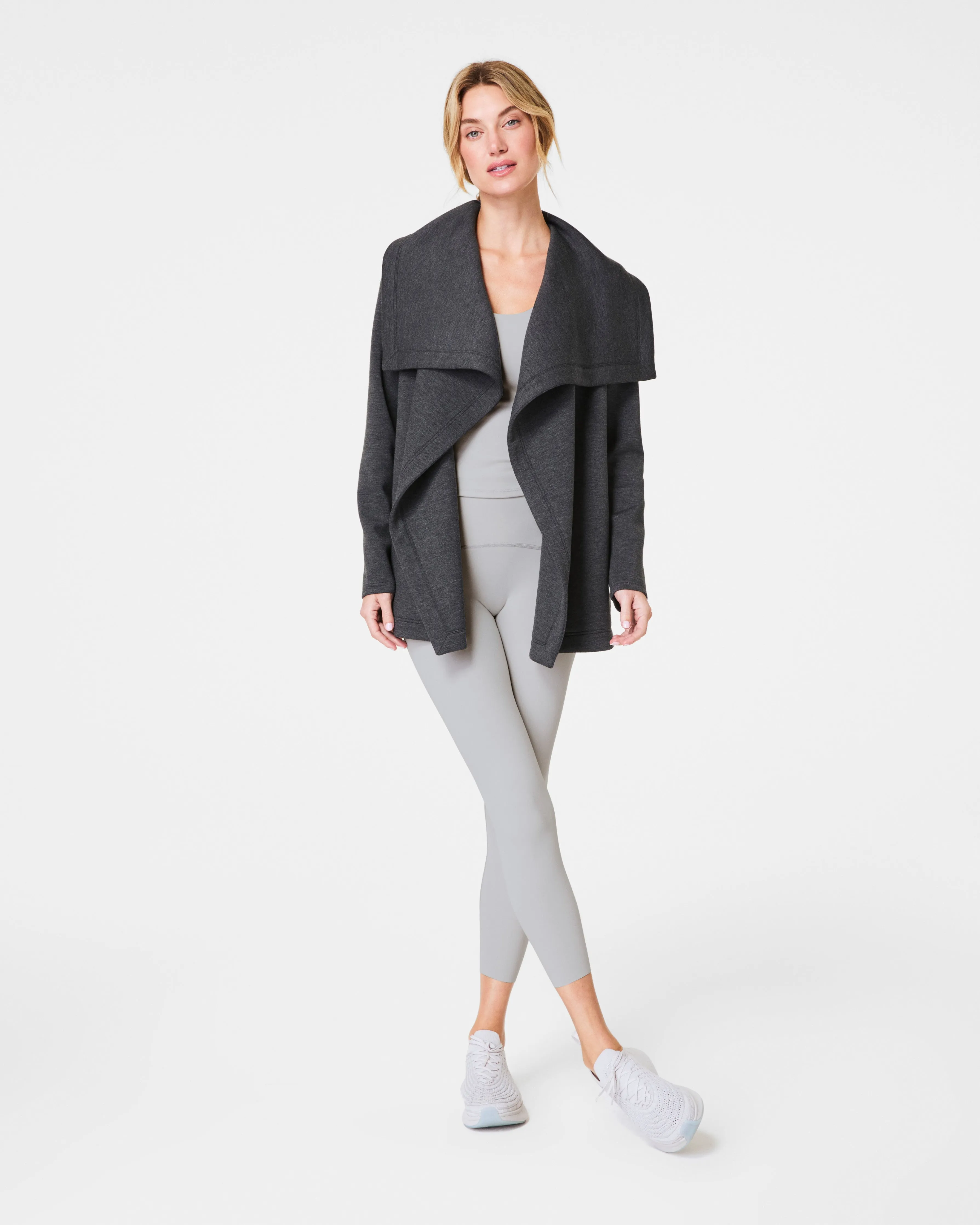SPANX® AirEssentials Open Wrap Cardigan, Heather