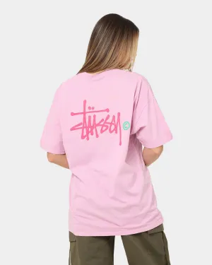 Stussy Women's Graffiti Pigment Relaxed T-Shirt Lemonade