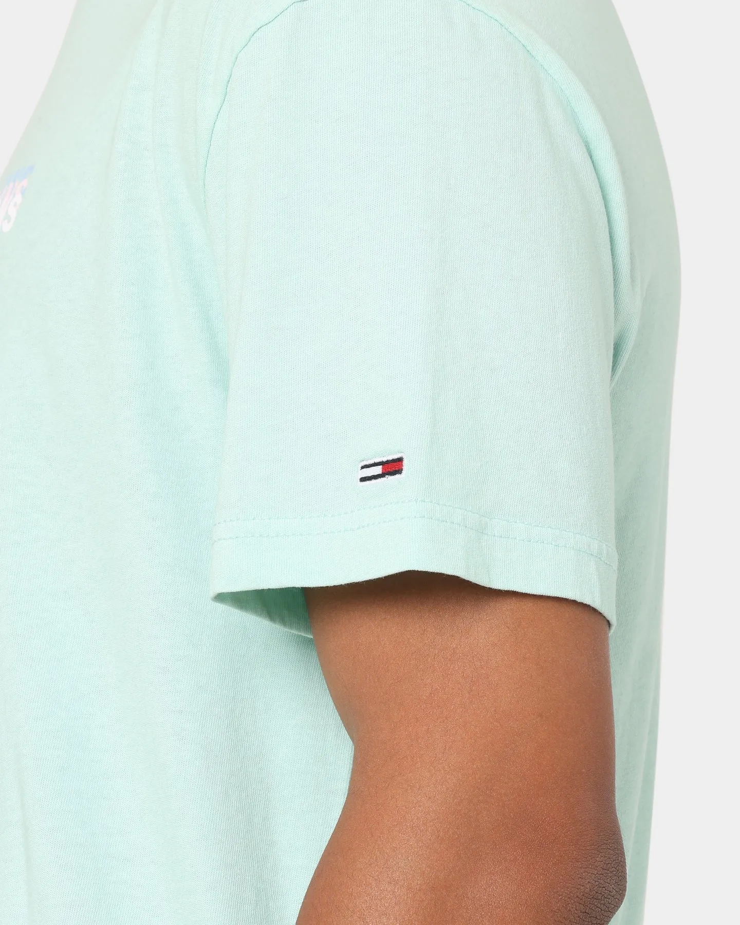 Tommy Jeans Linear Logo T-Shirt Light Powdery Blue