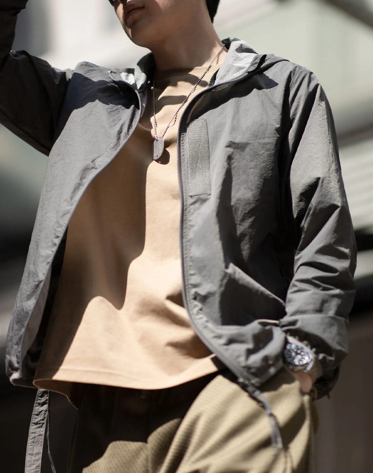 Tooling Light and Breathable UPF50 Portable UV Protection Skin Men's Jacket