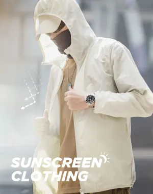 Tooling Light and Breathable UPF50 Portable UV Protection Skin Men's Jacket
