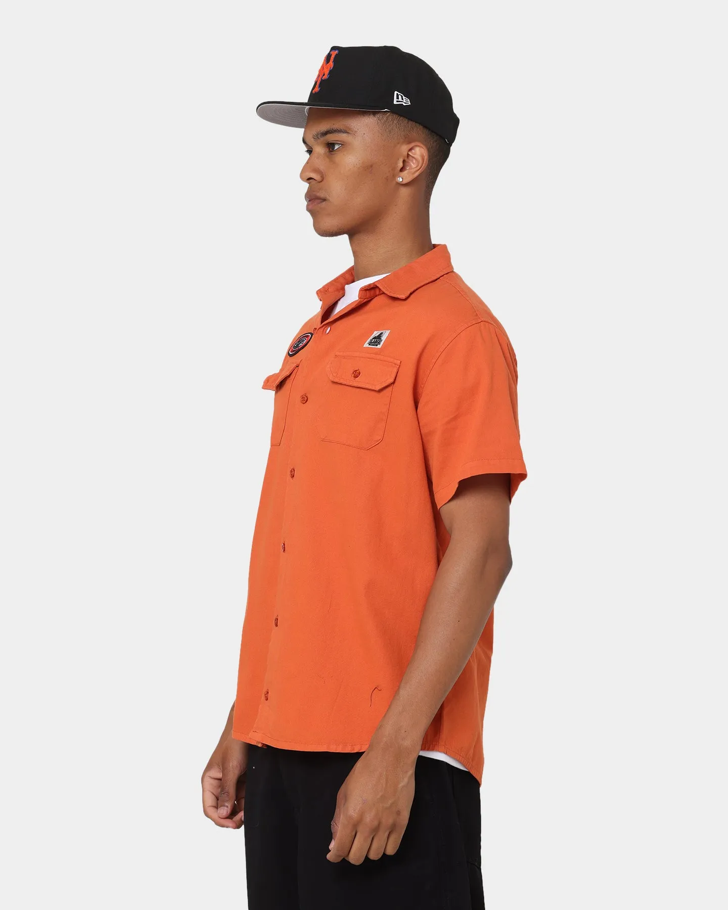 X-Large Patches Work Shirt Rust