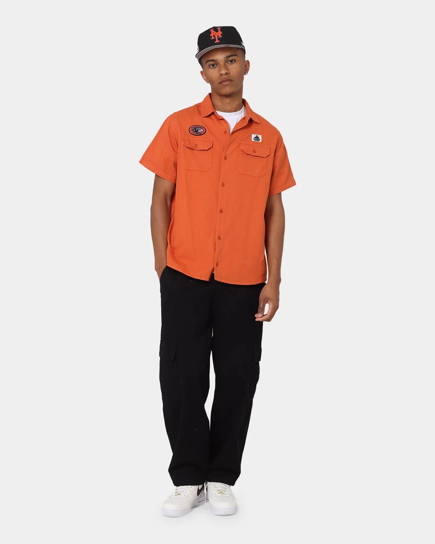 X-Large Patches Work Shirt Rust