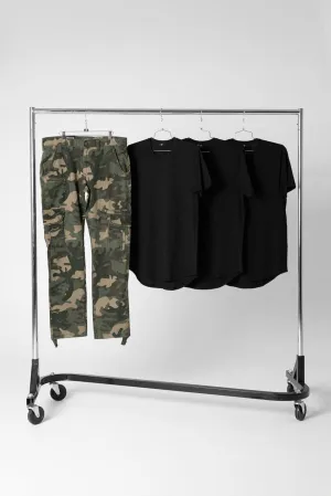 XAVIER OG CAMO CARGO & SCALLOP T-SHIRT 3 PACK (BLACKOUT)