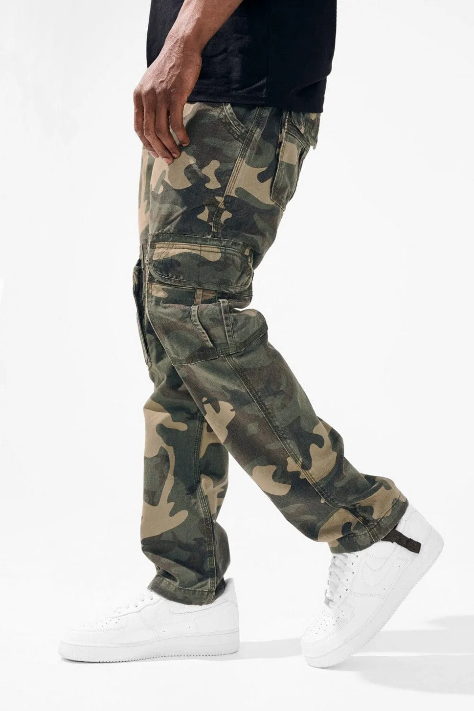 XAVIER OG CAMO CARGO & SCALLOP T-SHIRT 3 PACK (BLACKOUT)